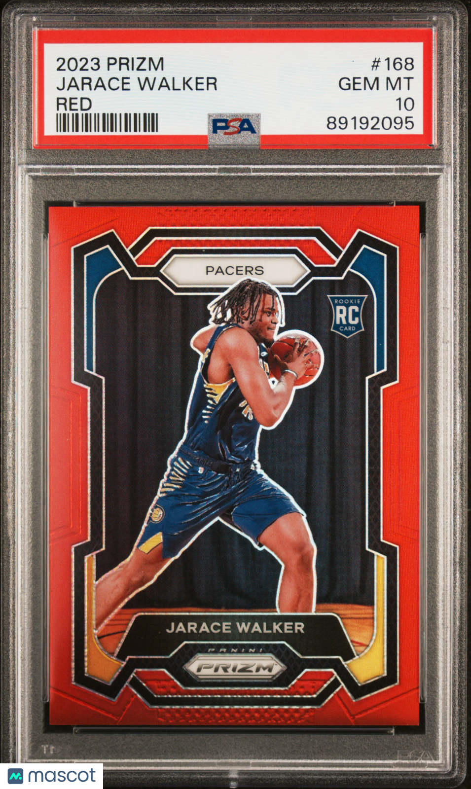 2023 Panini Prizm Jarace Walker #168 Red Prizm PSA 10