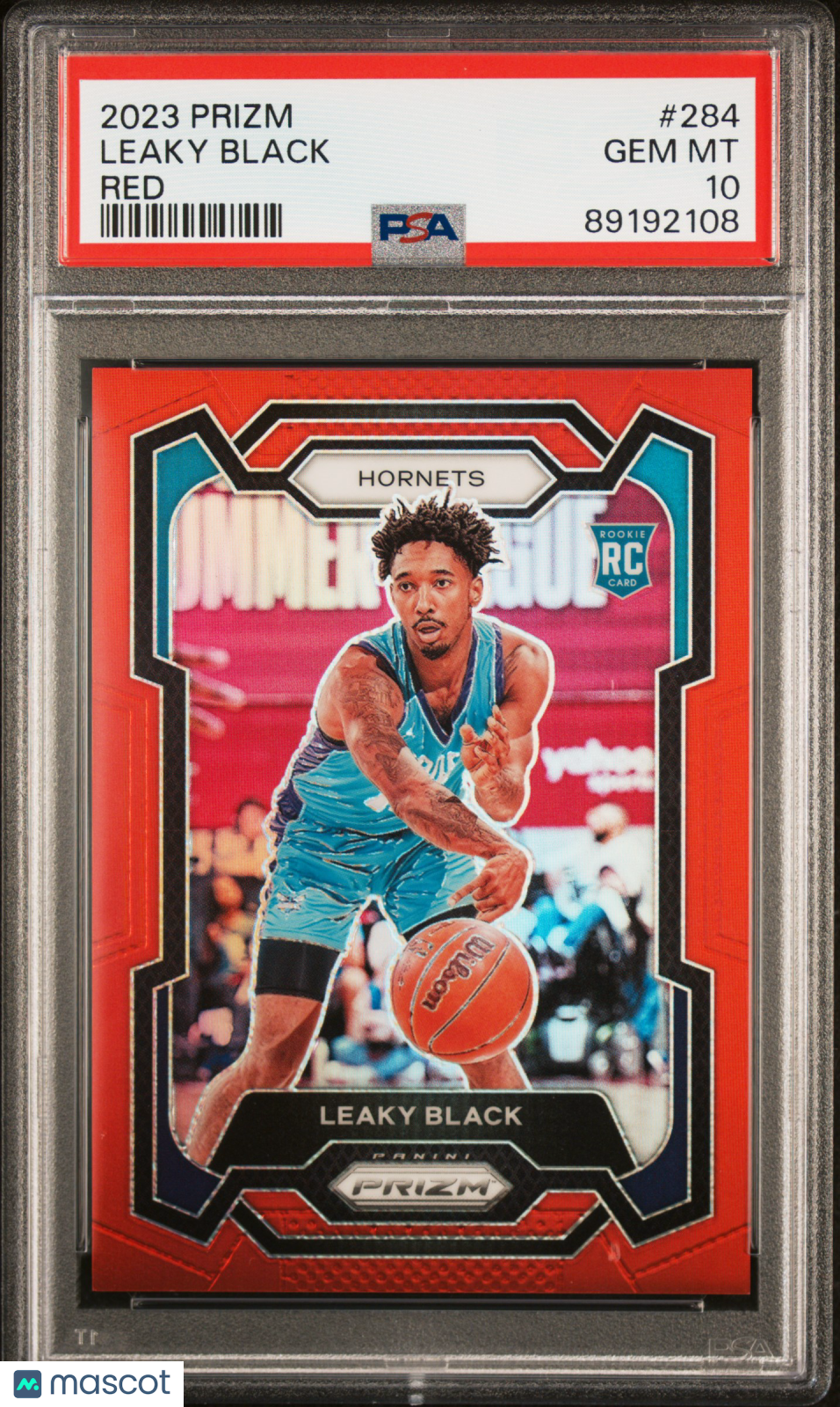 2023 Panini Prizm Leaky Black #284 Red Prizm PSA 10