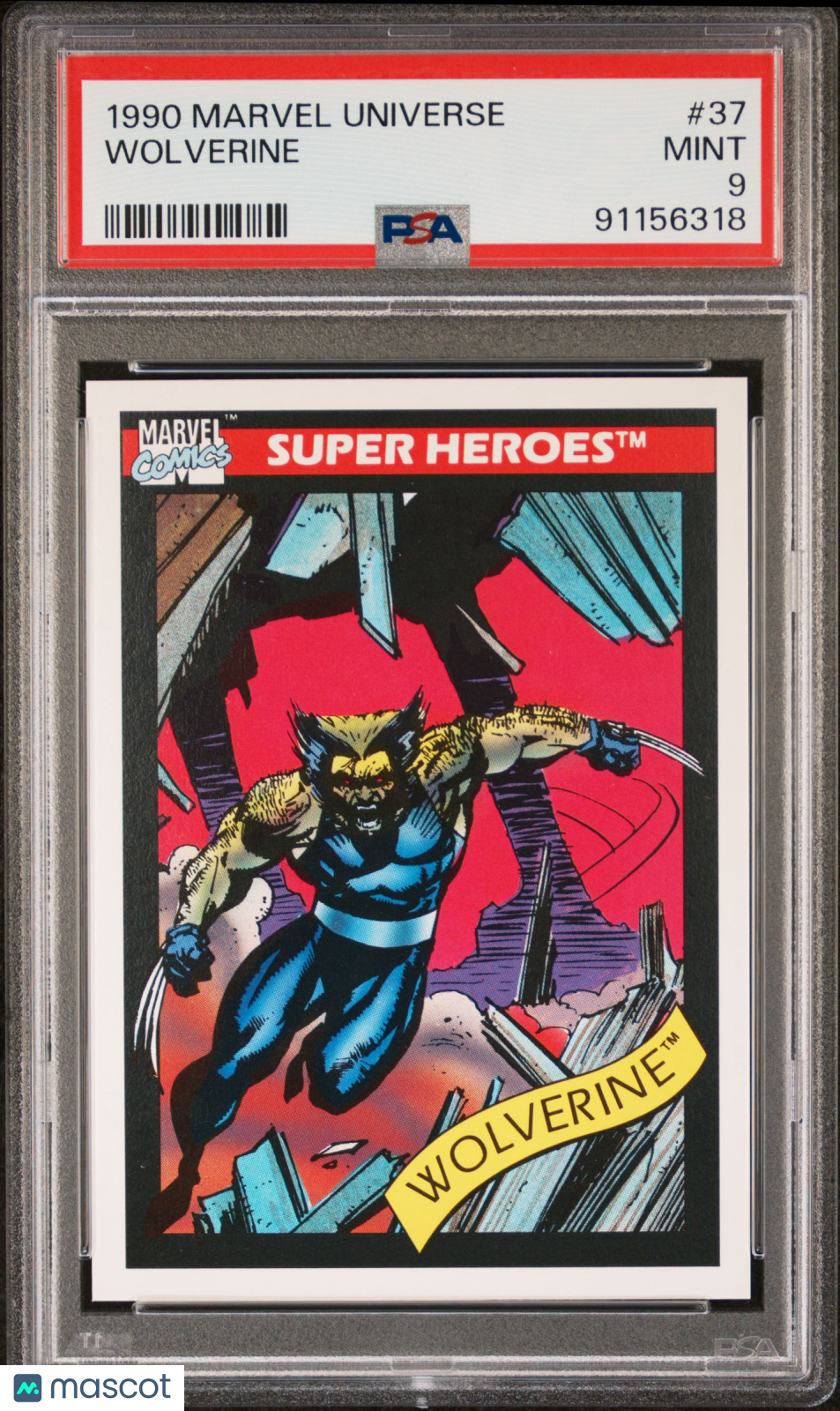 1990 Marvel Universe Wolverine #37 PSA 9