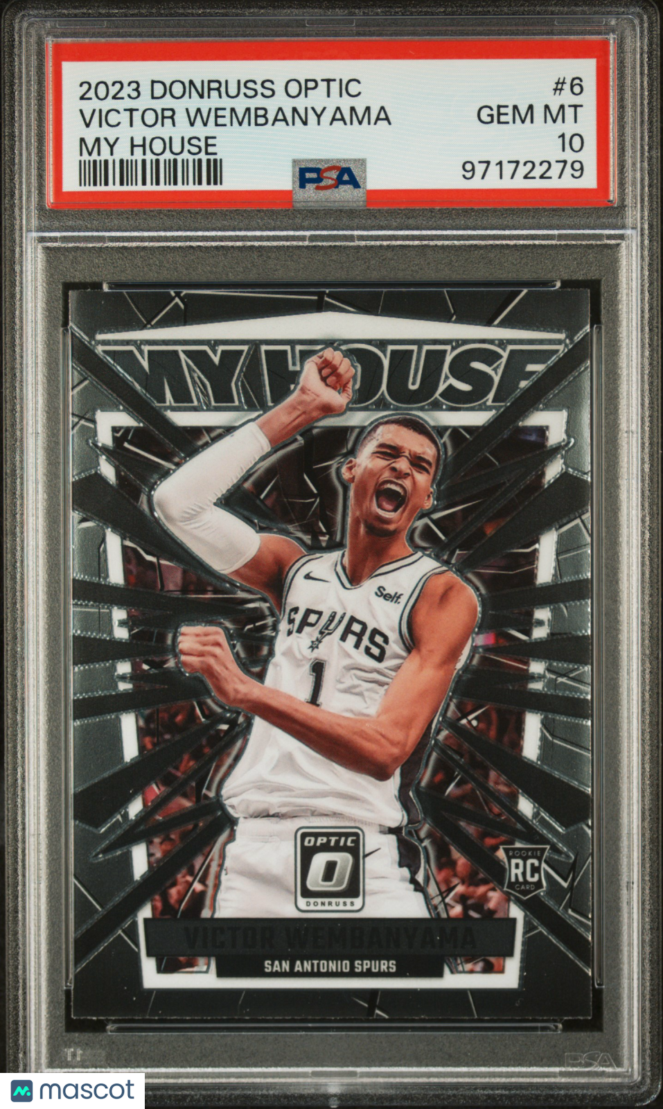 2023 Panini Donruss Optic My House Basketball Victor Wembanyama #6 PSA 10