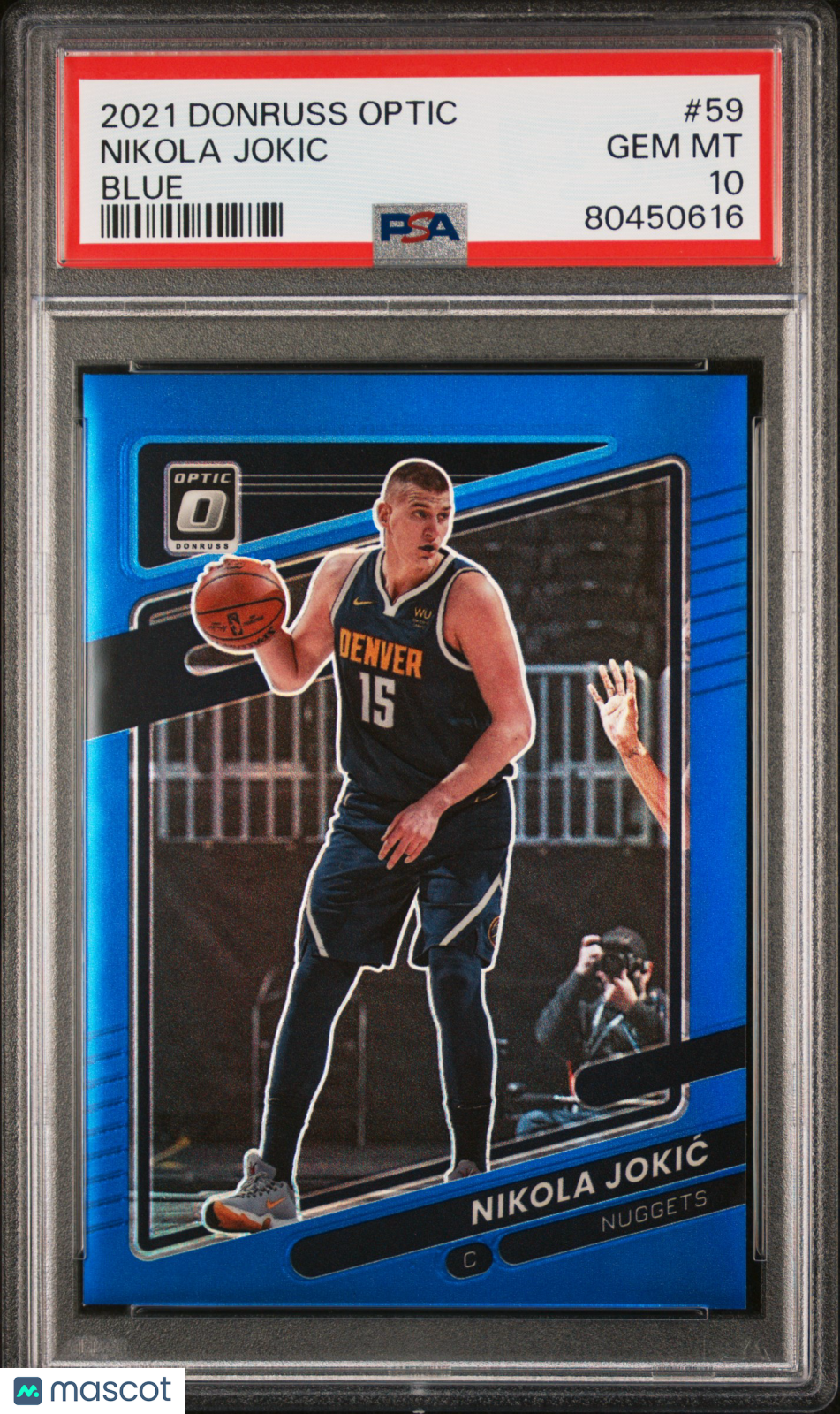 2021 Panini Donruss Optic Nikola Jokic #59 Blue PSA 10