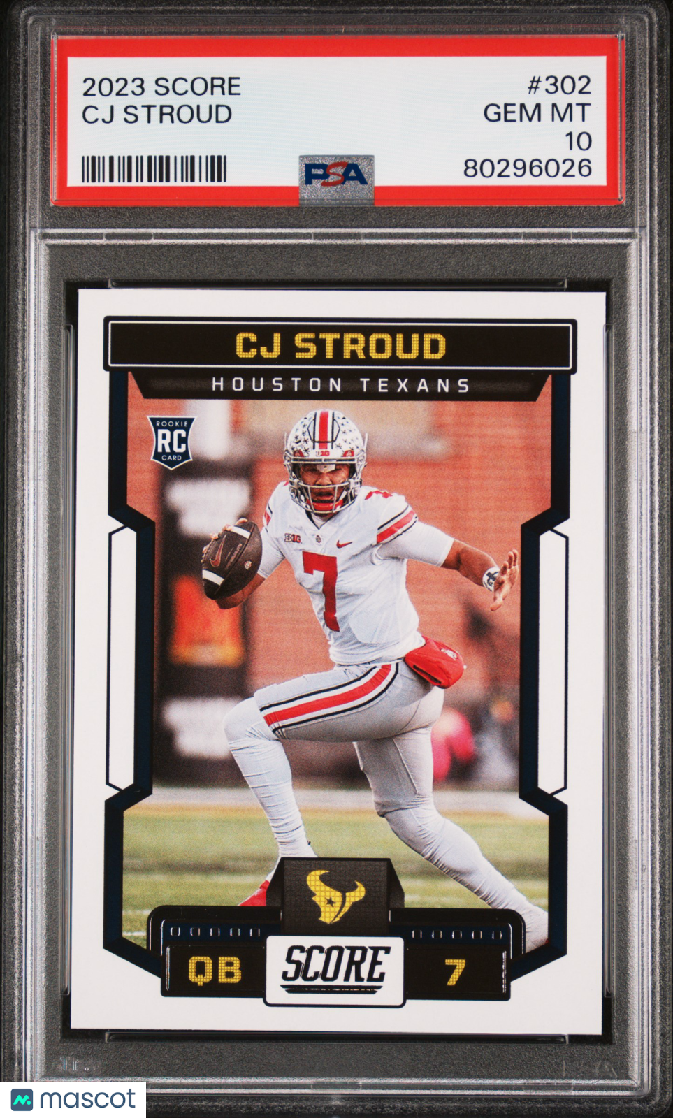2023 Panini Score CJ Stroud #302 PSA 10
