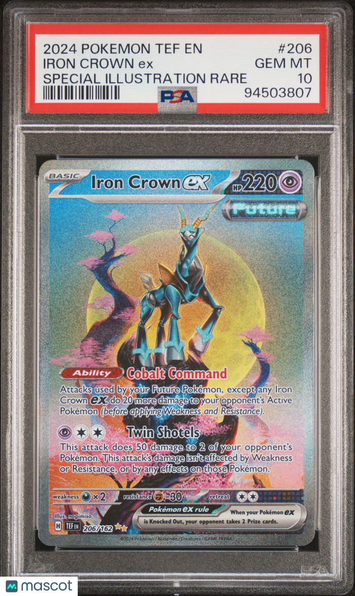 2024 2024 Pokemon Tef ENTemporal Forces PokéMon TCG Iron Crown EX 20