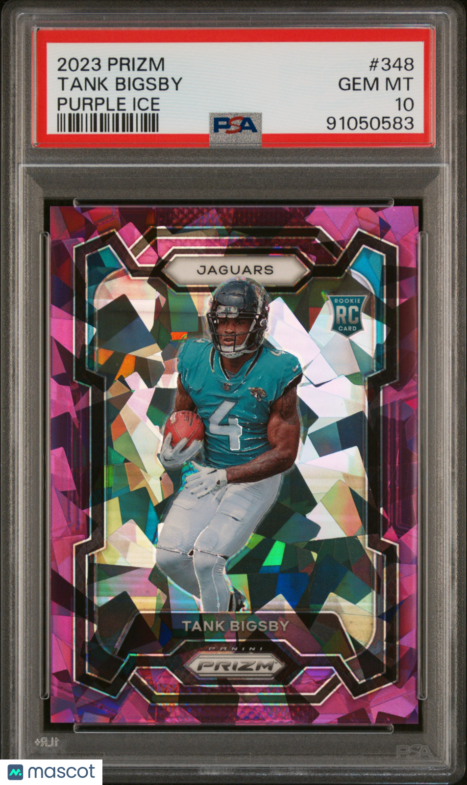 2023 Panini Prizm Tank Bigsby #348 Purple Ice PSA 10