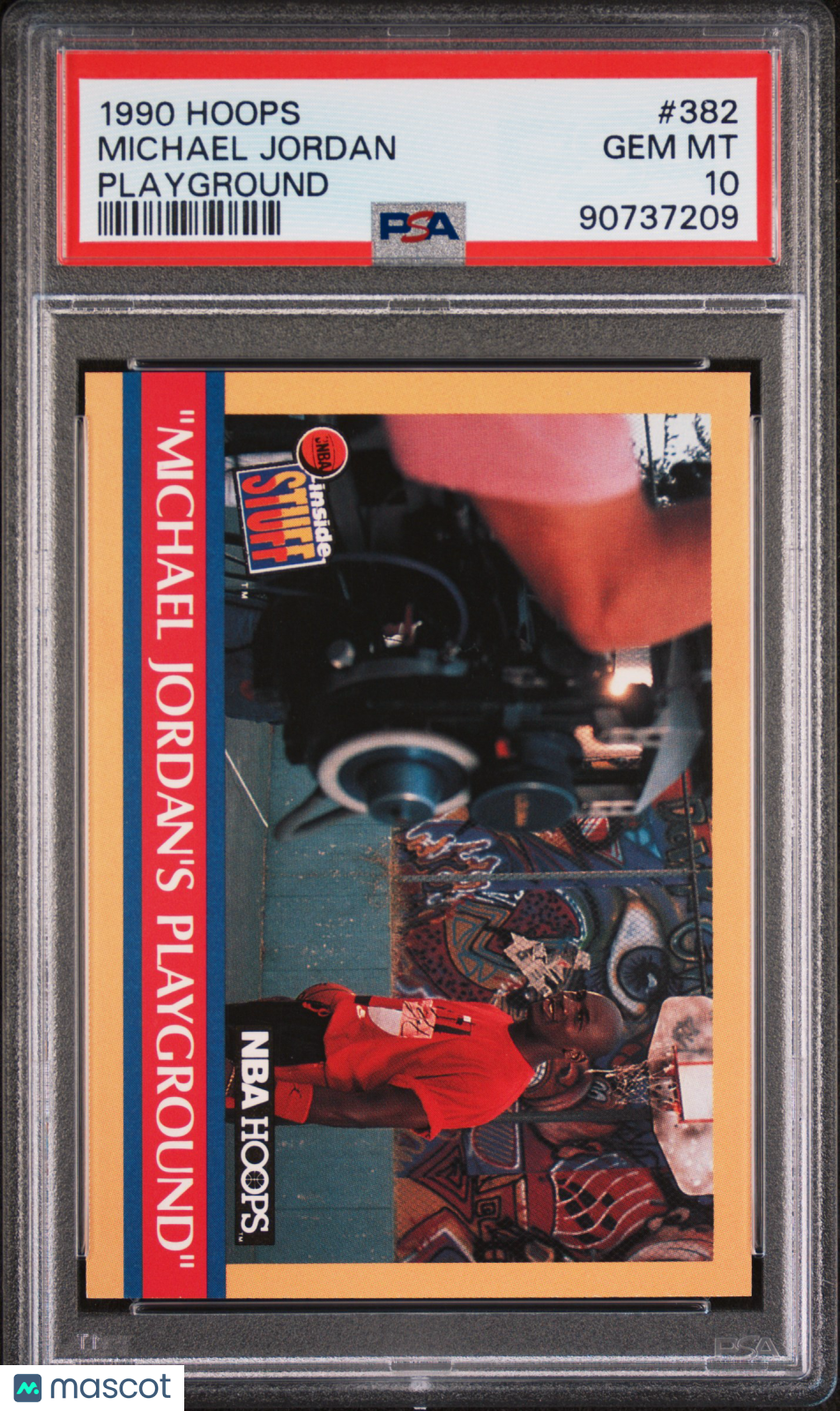 1990 Hoops Michael Jordan #382 Playground PSA 10