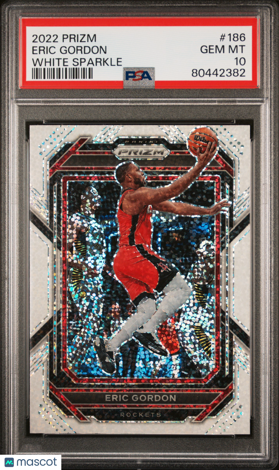 2022 Panini Prizm Eric Gordon #186 White Sparkle PSA 10