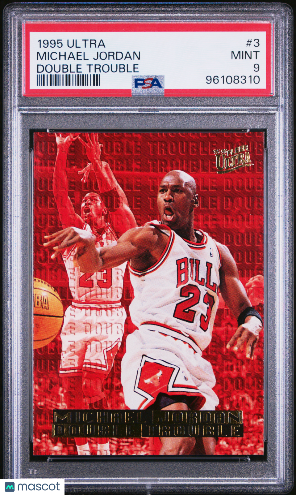 1995 Ultra Michael Jordan Double Trouble #3 Mint 9 ^