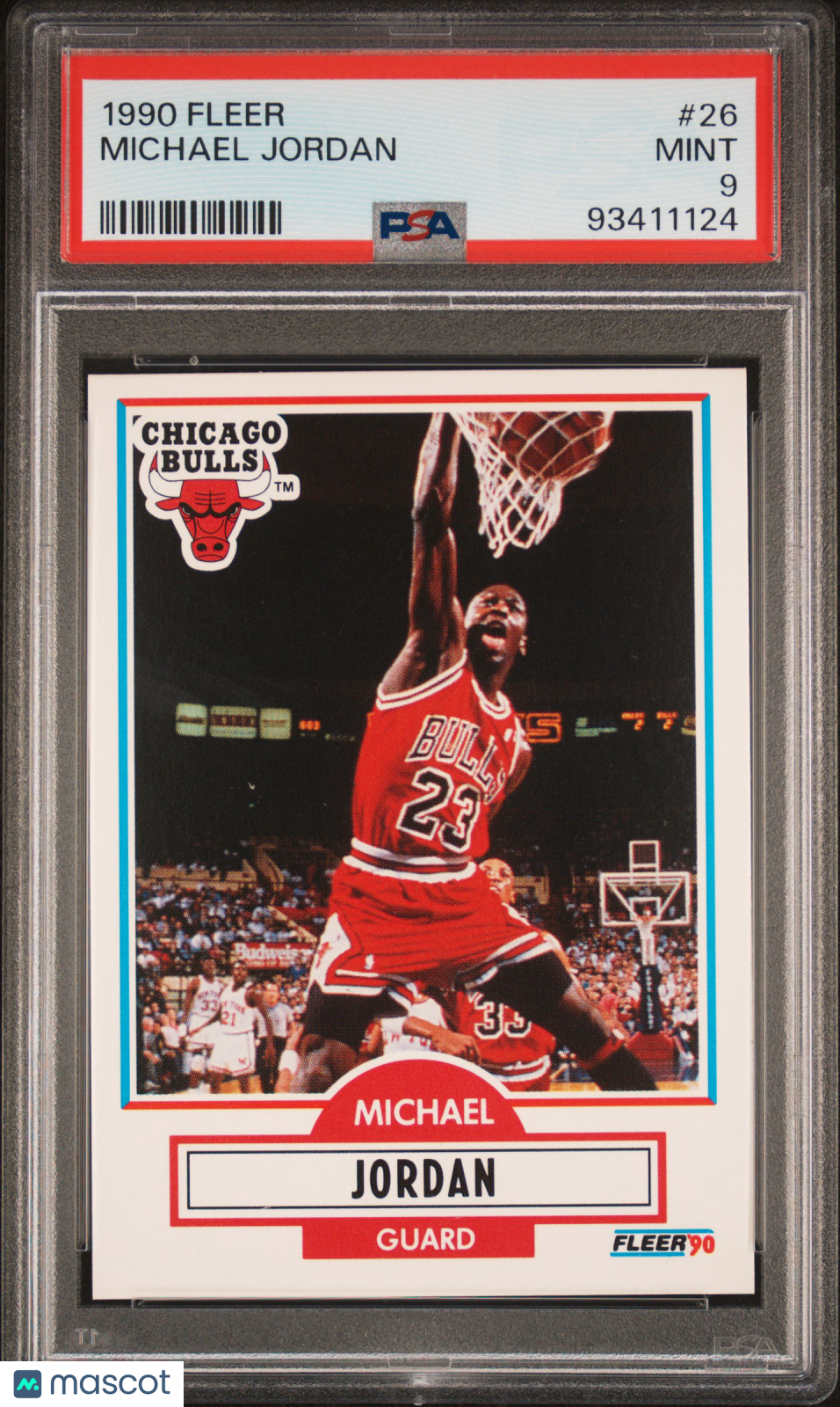 1990 Fleer Michael Jordan #26 Mint 9 ^