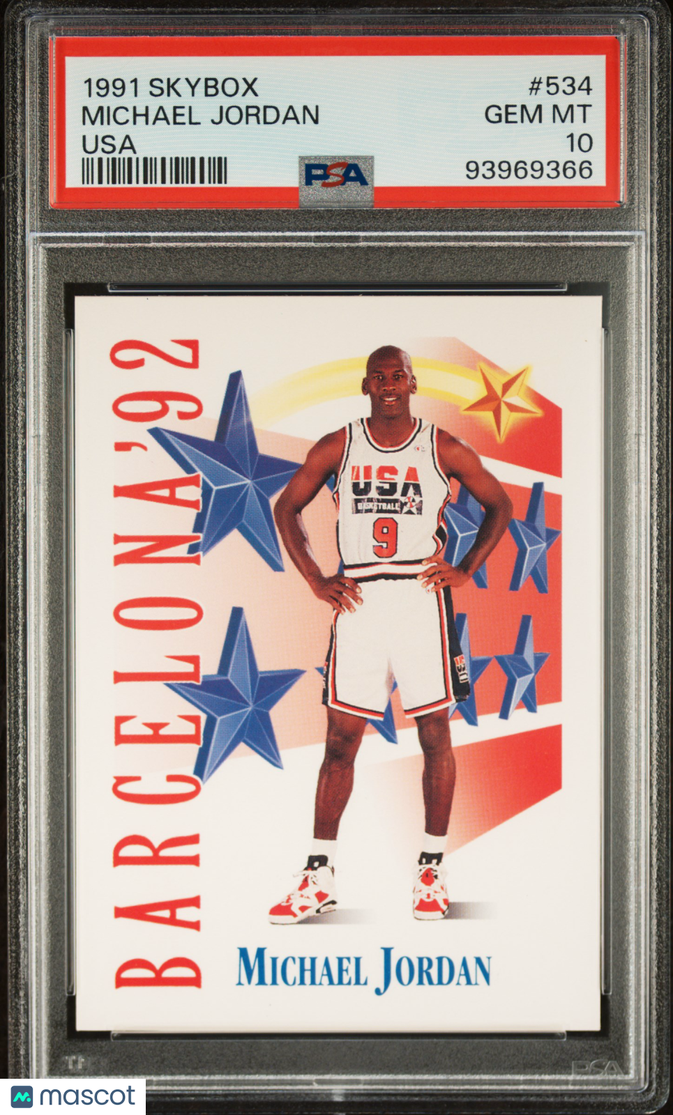 1991 Skybox Michael Jordan #534 Usa PSA 10