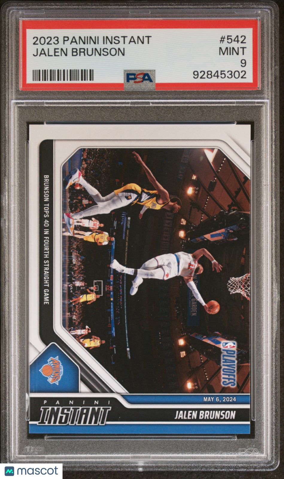 2023 Panini Instant Jalen Brunson #542 PSA 9