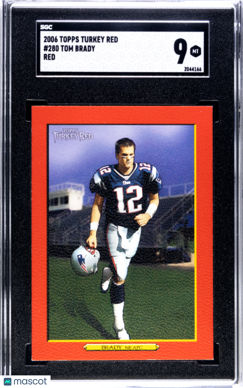 2006 Topps Turkey Red Tom Brady #280 Red SGC 9