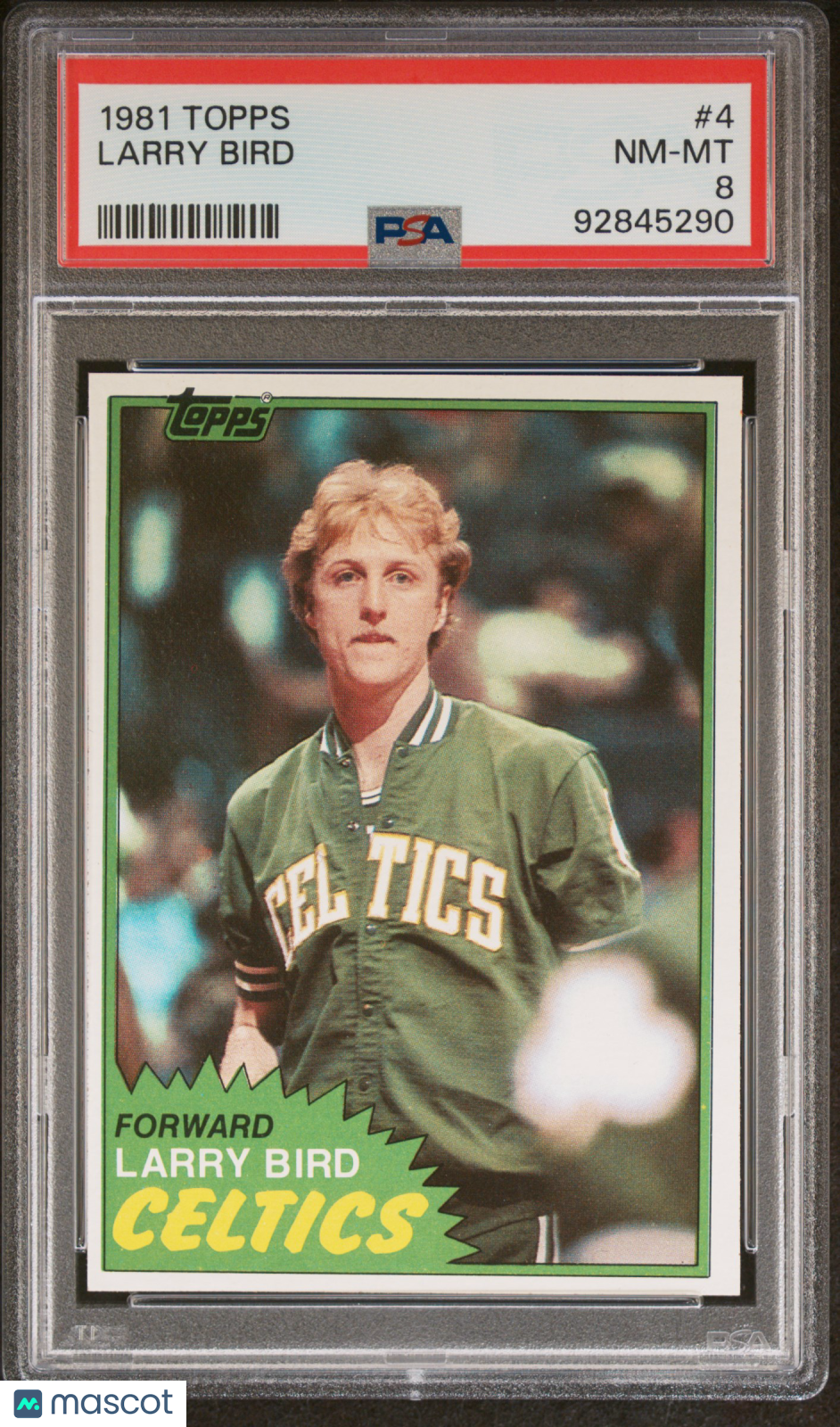 1981 Topps Larry Bird #4 PSA 8