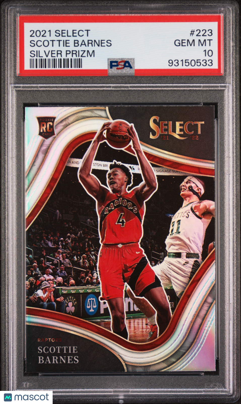 2021 Panini Select Scottie Barnes #223 Silver Prizm PSA 10