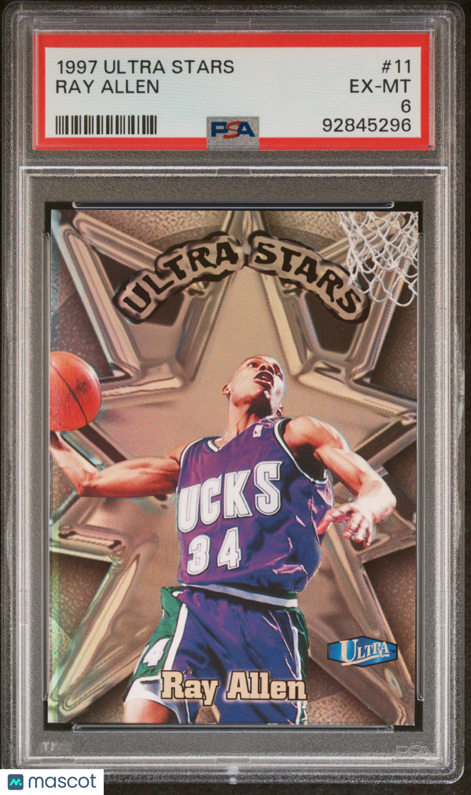 1997 Ultra Stars Ray Allen #11 PSA 6