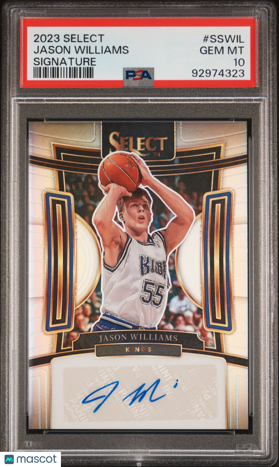 2023 Panini Select Signatures Jason Williams #SSWIL PSA 10