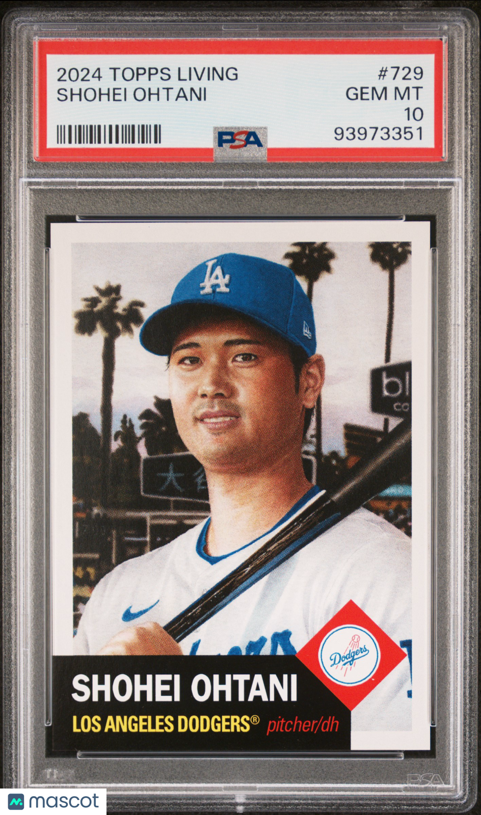 2024 Topps Living Baseball Shohei Ohtani #729 PSA 10
