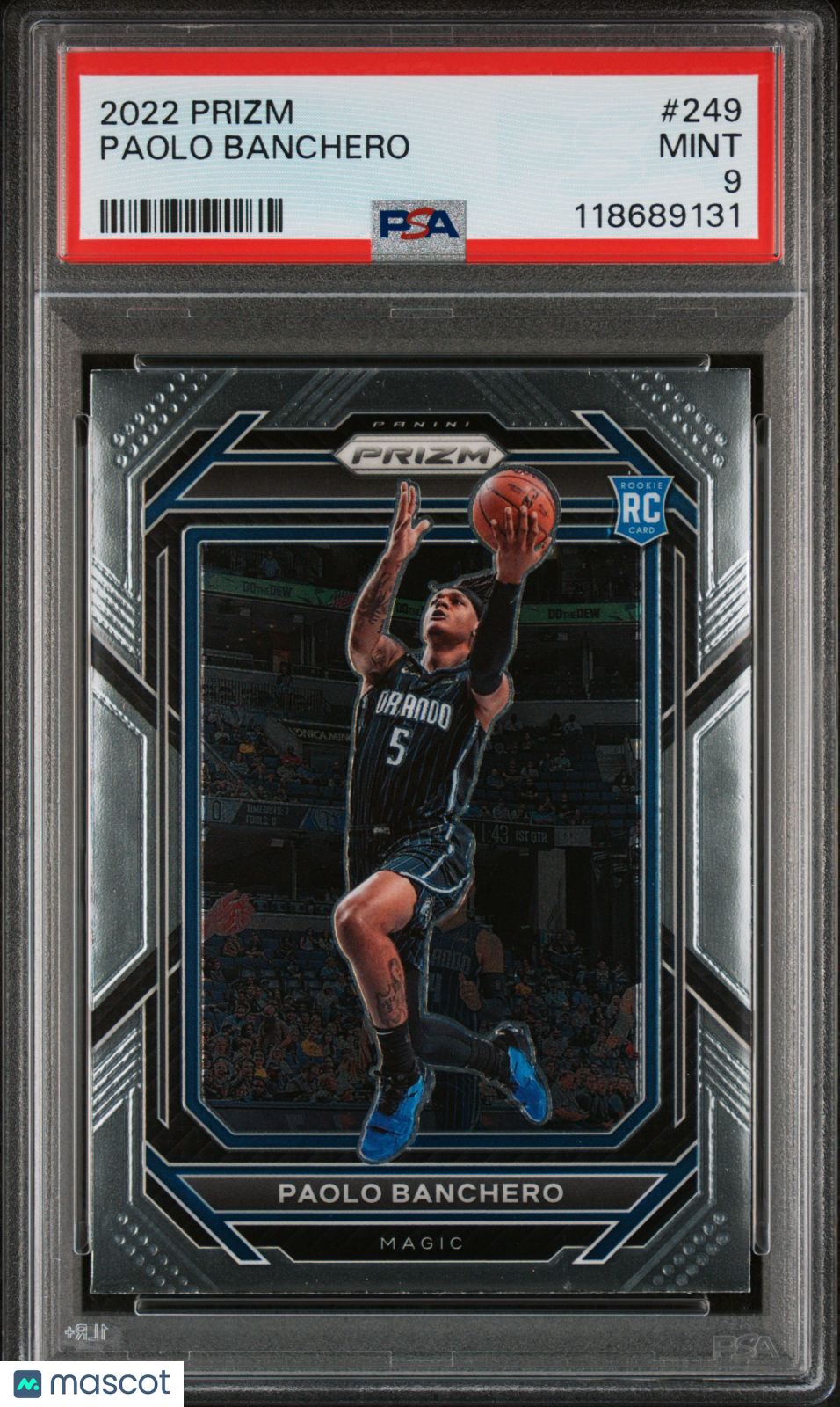 2022 Panini Prizm Basketball Paolo Banchero #249 PSA 9