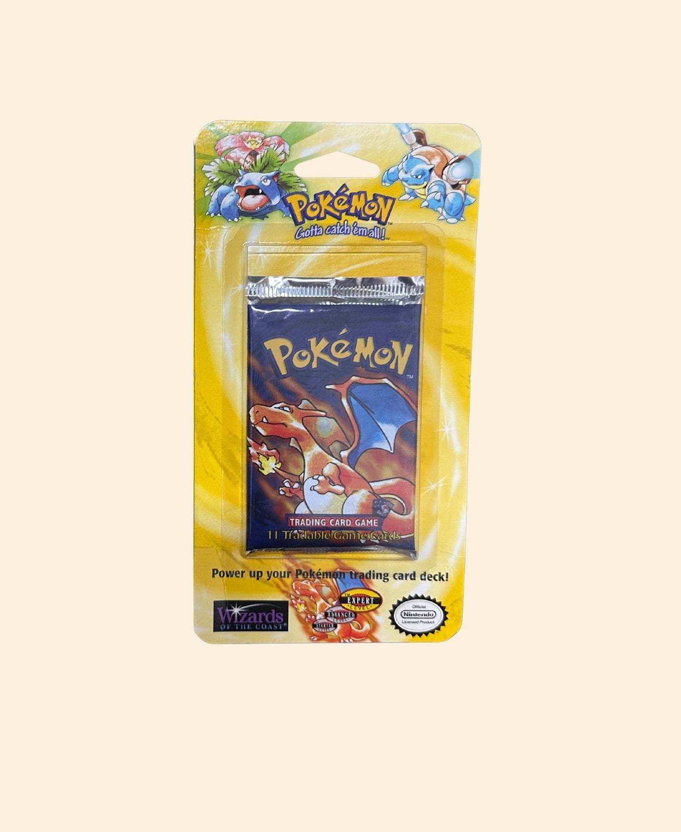 Pokemon: Base Set Sleeved Booster Pack #8 (Charizard)