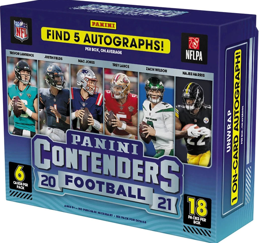 2021 Panini Contenders Football Hobby Box - BLEECKER TRADING