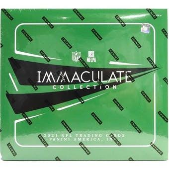 2021 Panini Immaculate NFL Hobby Box - BLEECKER TRADING