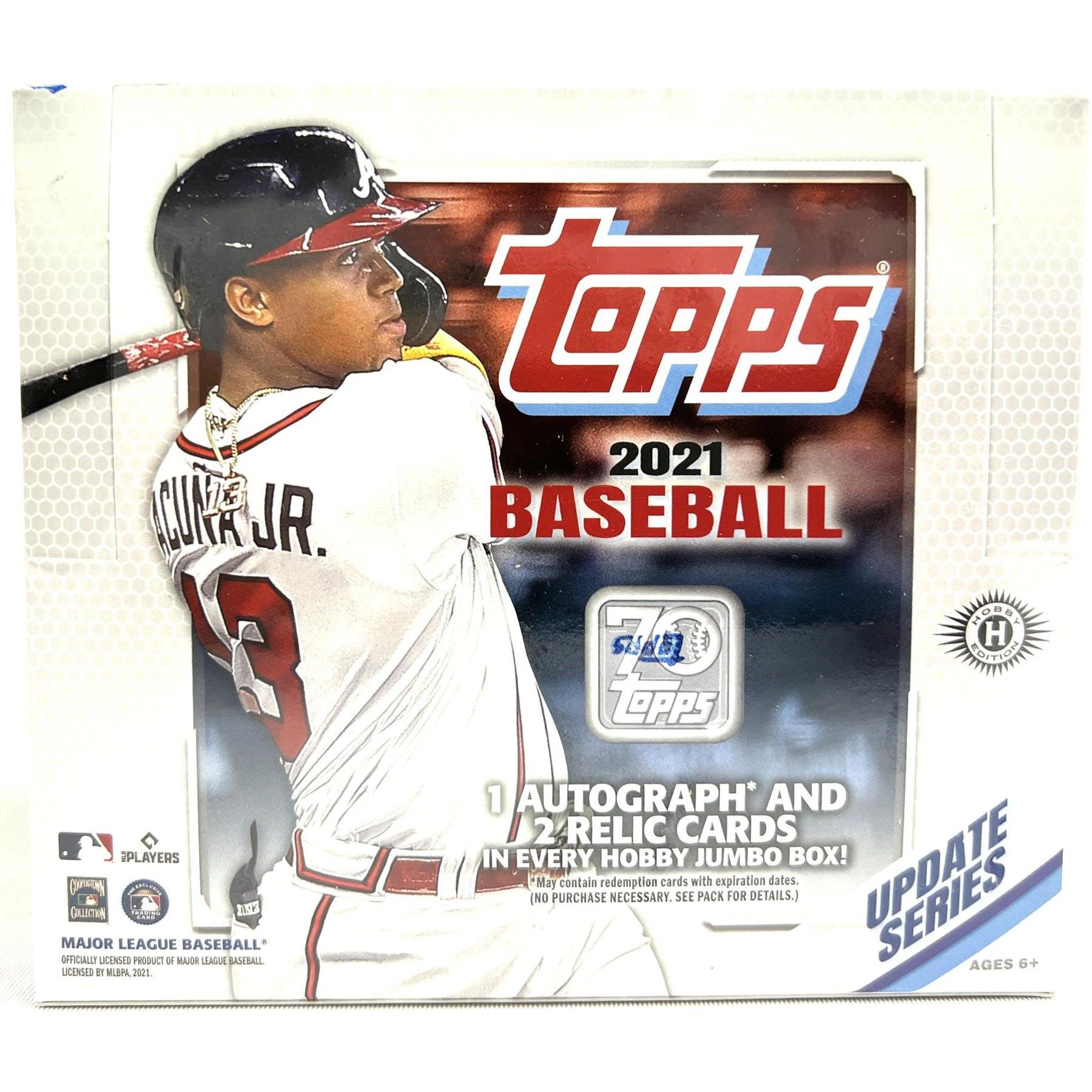 2021 Topps Update Series Baseball Jumbo Hobby Box - BLEECKER TRADING