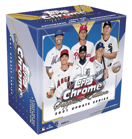 2021 Topps Chrome Update Sapphire Edition Box - BLEECKER TRADING