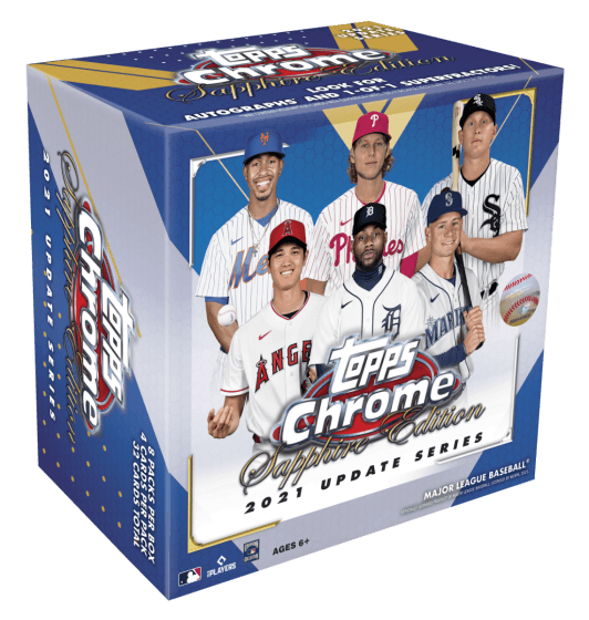 2021 Topps Chrome Update Sapphire Edition Box