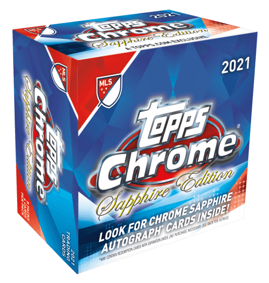 2021 Topps Chrome MLS Sapphire Edition Box - BLEECKER TRADING