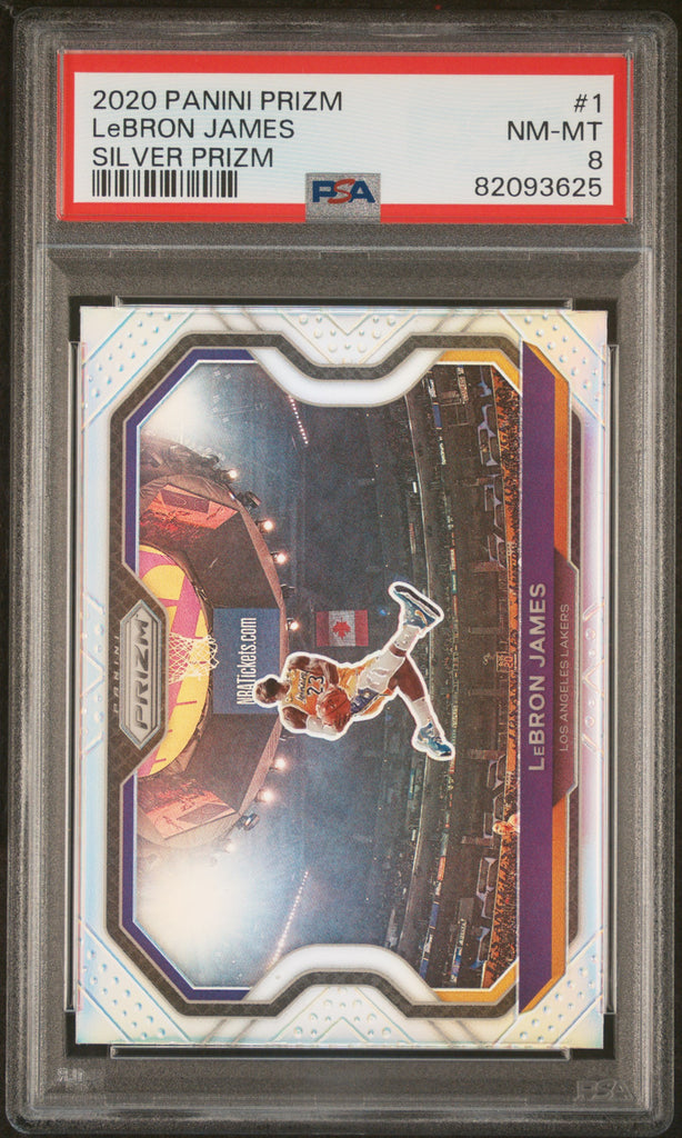 Lebron James Prizm Kobe Tribute Silver - Sports Trading Cards