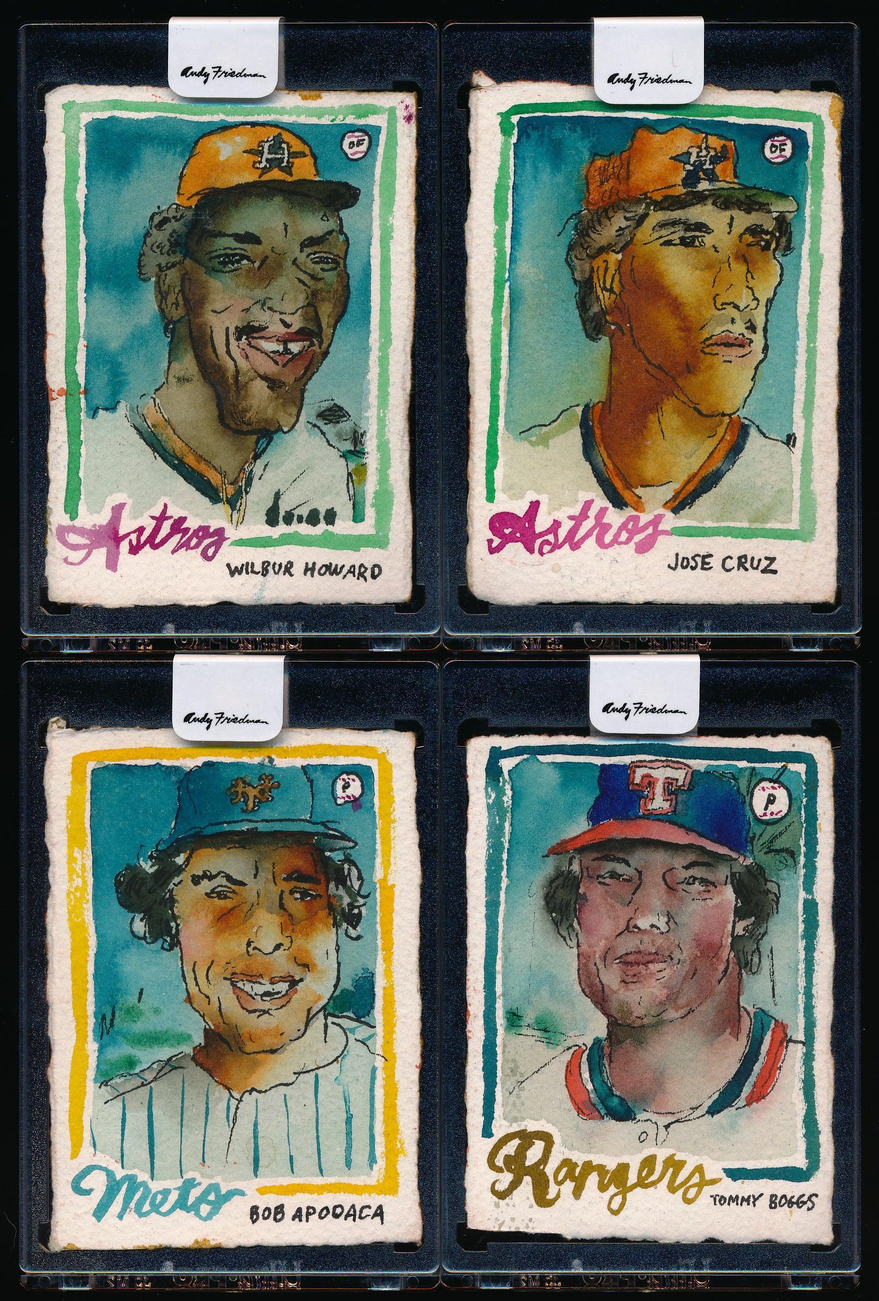 Andy Friedman 1/1 Faces of '78 Complete 40-Card Set Trading Card & Memorabilia