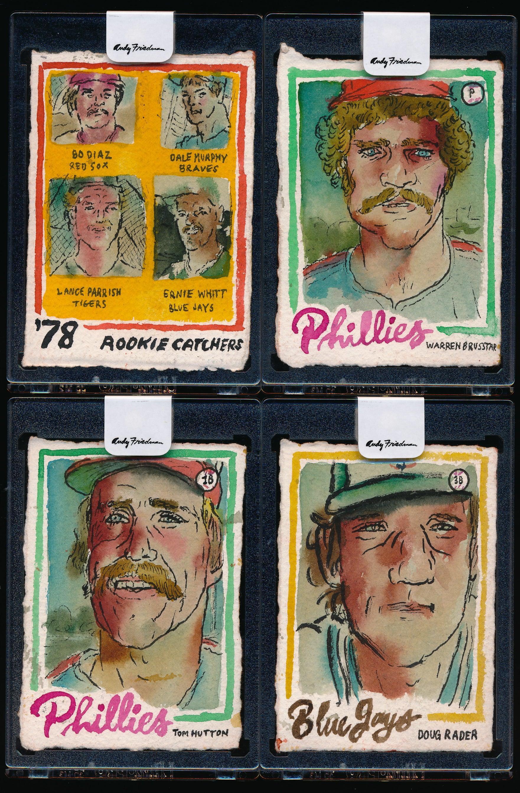 Andy Friedman 1/1 Faces of '78 Complete 40-Card Set Trading Card & Memorabilia