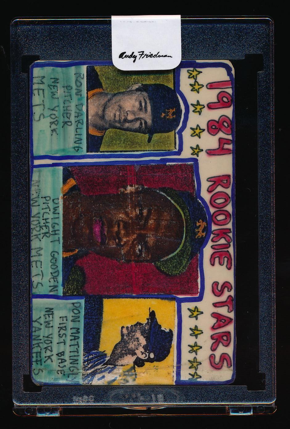 Andy Friedman - "1984 Rookie Stars" 1/1 Trading Card & Memorabilia